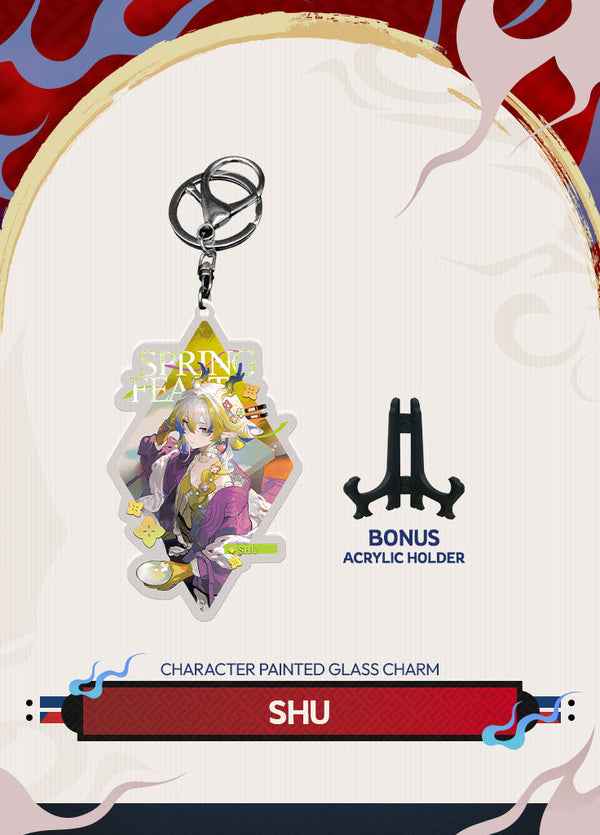 Arknights | Character Painted Glass Charm | 5.5th Anniv