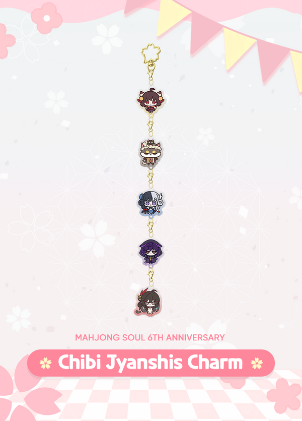 Mahjong Soul | Chibi Jyanshis Charm | 6th Anniv