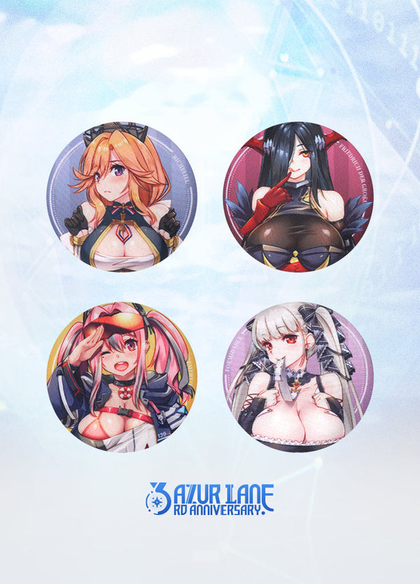 Azur Lane | 3D Pin Badge | 3rd Anniv