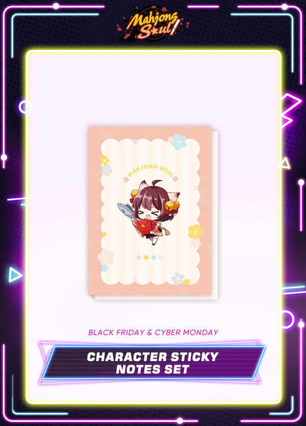 Mahjong Soul | Character Sticky Notes Set | Black Friday 2025