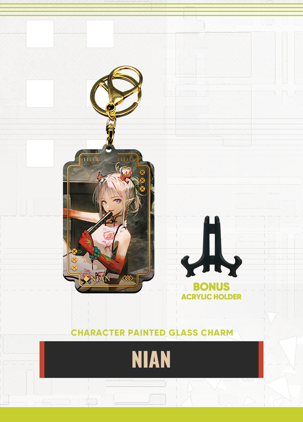 Arknights | Character Painted Glass Charm | 4.5 Anniv
