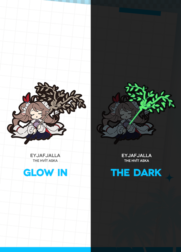 Arknights | Glow-in-the-dark Metal Pin | 4th Anniv