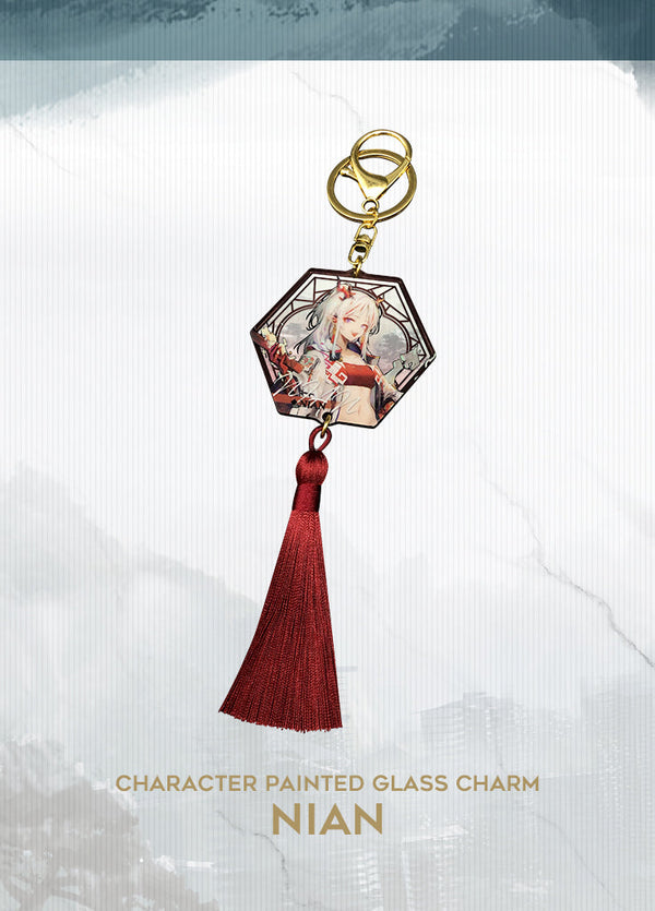Arknights | Character Painted Glass Charm | 2.5 Anniv