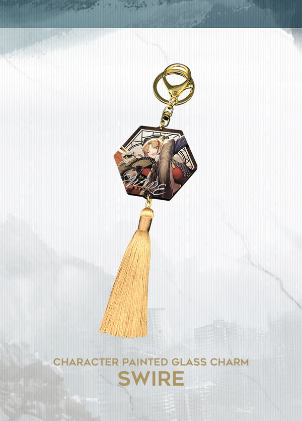 Arknights | Character Painted Glass Charm | 2.5 Anniv