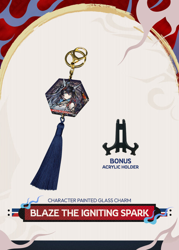 Arknights | Character Painted Glass Charm | 5.5th Anniv
