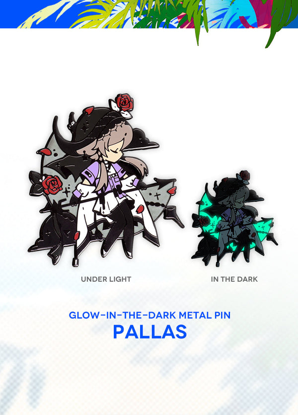 Arknights | Glow-In-The-Dark Metal Pin | 2nd Anniv
