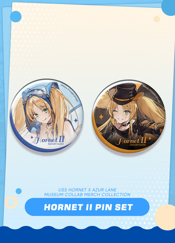 Azur Lane | Hornet II Pin Set | USS Hornet Museum Collab