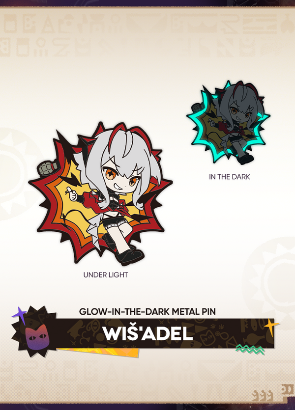 Arknights | Glow-in-the-dark Metal Pin | 5th Anniv
