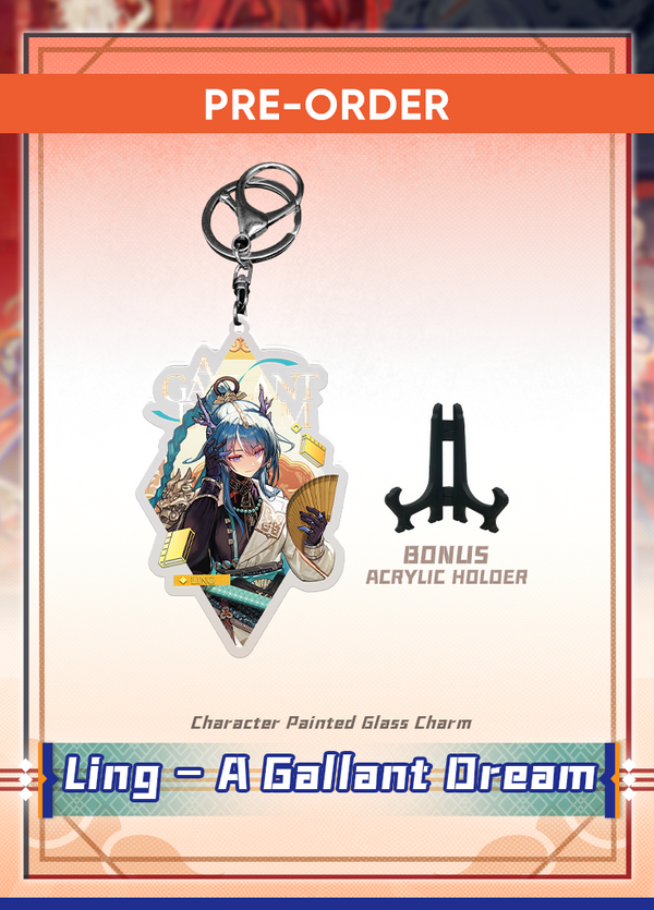Arknights | Character Painted Glass Charm | 6.5th Anniv