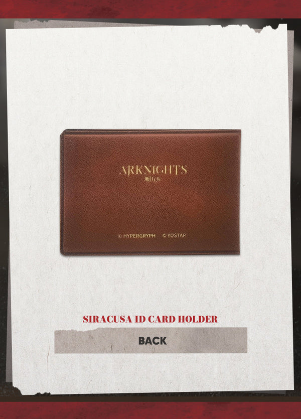 Arknights | Siracusa ID Card Holder | Thank-You Celebration 2023