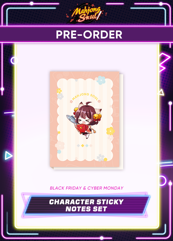 Mahjong Soul | Character Sticky Notes Set | Black Friday 2025