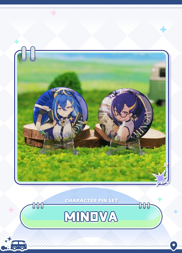 Stella Sora | Character Pin Set | Our Stellar Journey