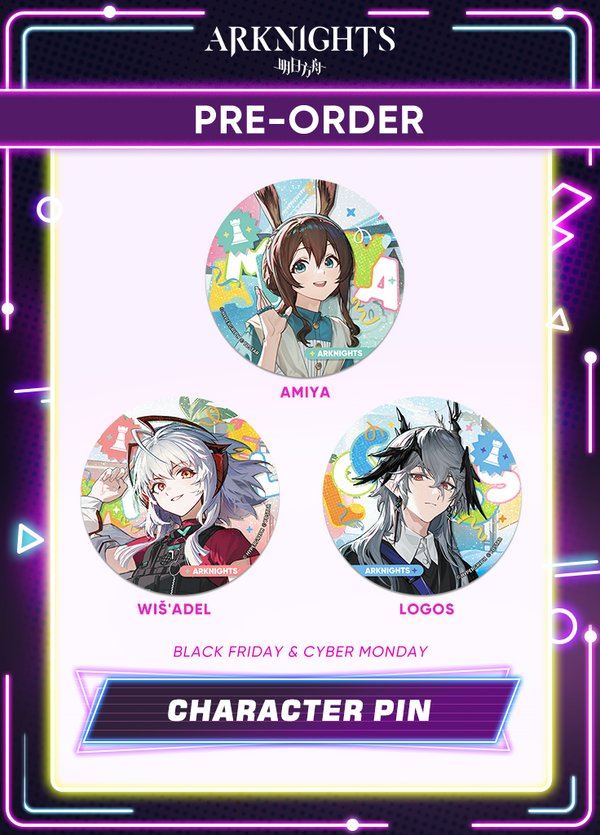 Arknights | Character Pin | Black Friday 2025