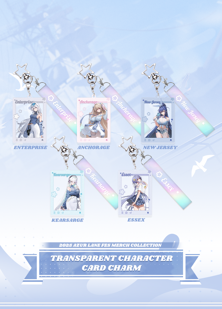 Azur Character Card Azur Lane | Transparent Character Card Charm | 2025 Azur Lane Fes ...