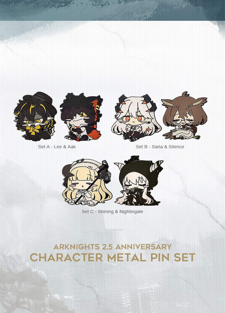 Arknights | Character Metal Pin Set | 2.5 Anniv – Yostar Official Store US