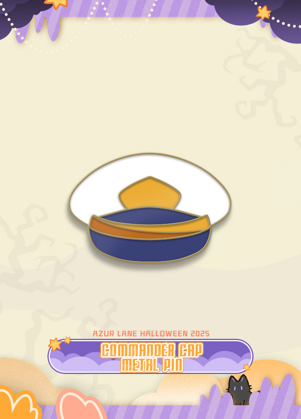 Azur Lane | Commander Cap Metal Pin | Halloween 2025