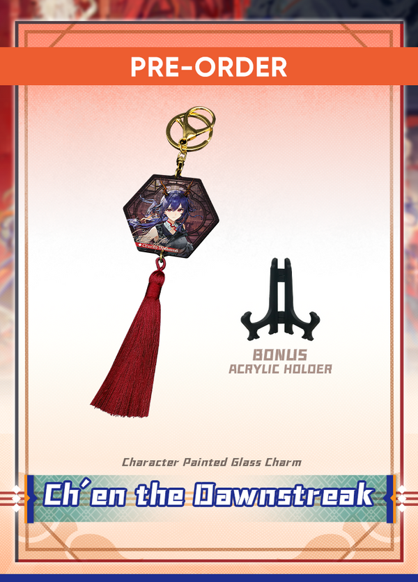 Arknights | Character Painted Glass Charm | 6.5th Anniv